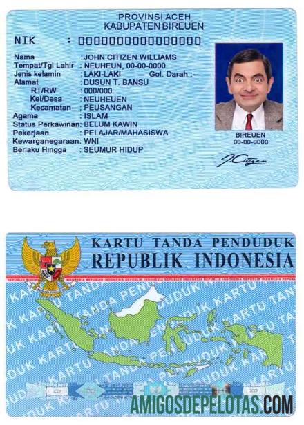 Indonésia ID (2016 – Presente) amostra